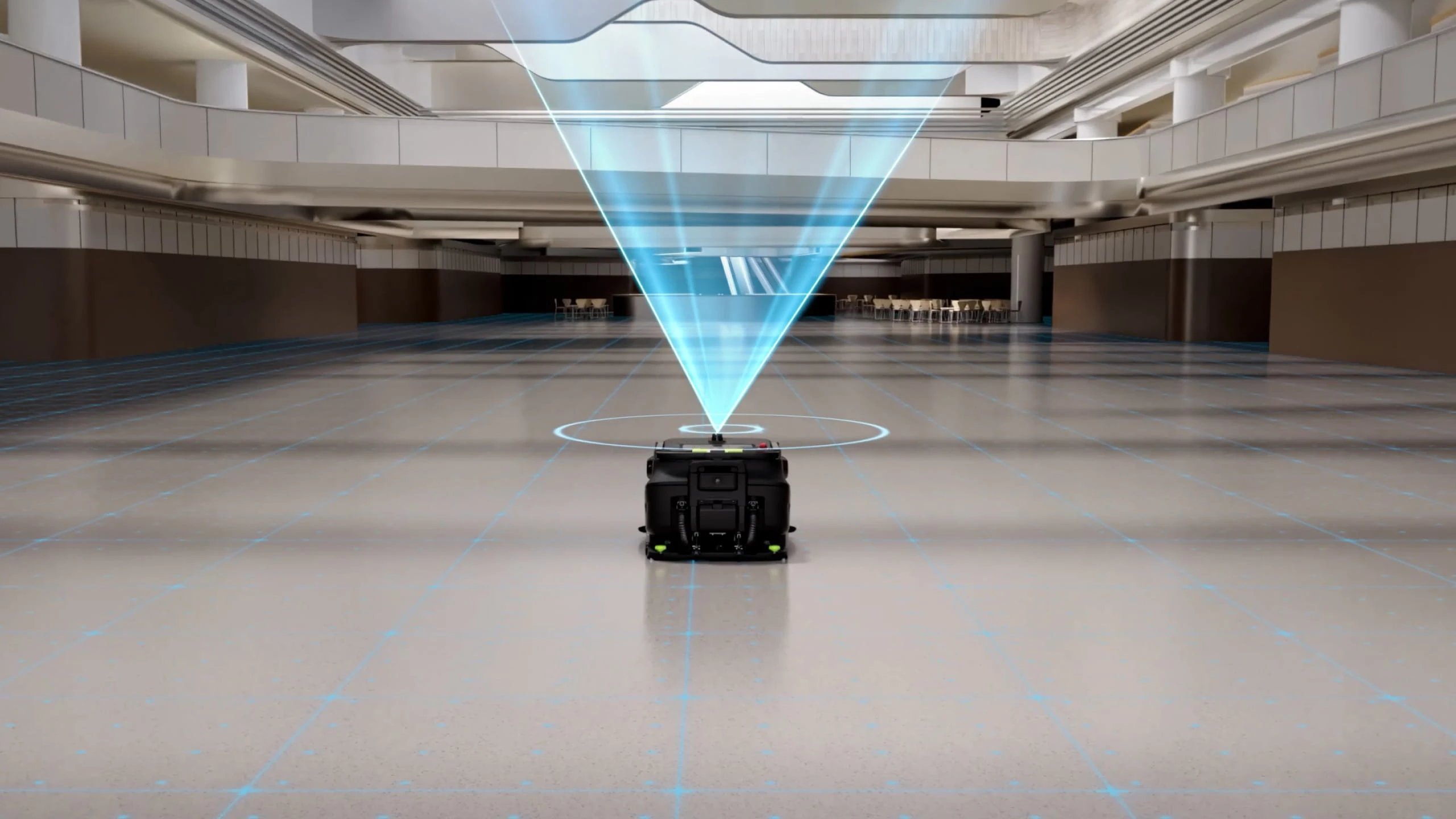 Navegação VSLAM e LiDAR do MT1 Vac